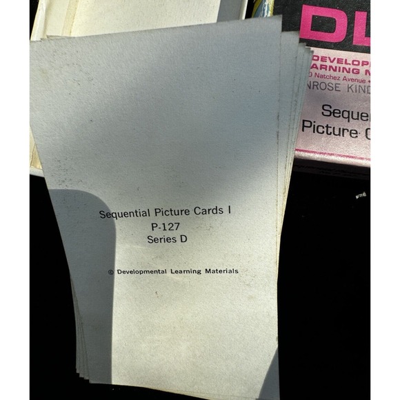 DLM Sequential Picture Cards Developmental Learning Materials Teaching Aid -BK - Picture 5 of 5